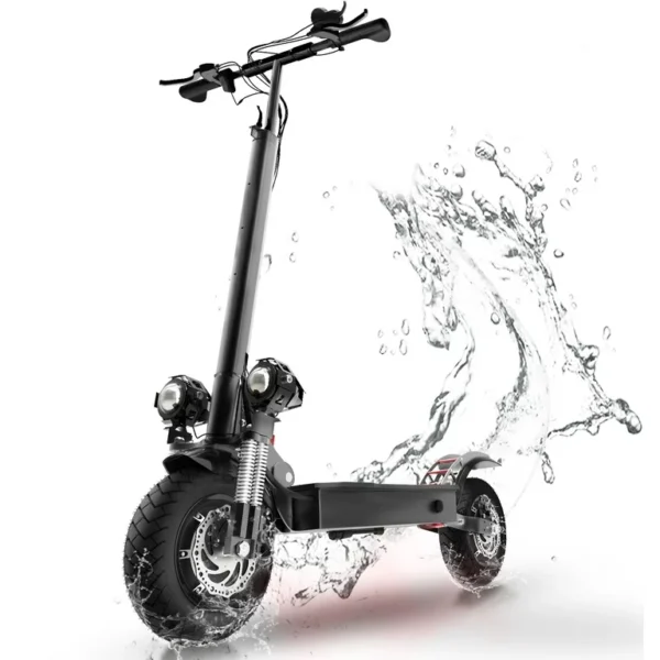 Dual Motor 52V 2600W Electric Scooter Adults ,46MPH & 40Miles Electric Scooter,10 inch Off-Road ,Foldable E Scooter